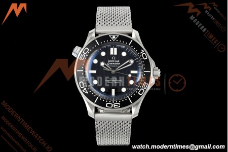 Omega - Seamaster Diver 300M No Date 42mm SS/SS Mesh Bracelet Black ORF A8806