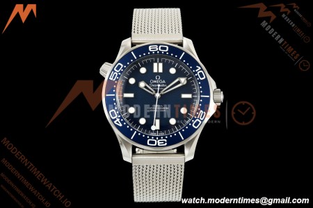 Omega - Seamaster Diver 300M 42mm James Bond 60th Anniv. SS/SS Blue VSF V4 A8806