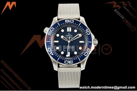 Omega - Seamaster Diver 300M 42mm James Bond 60th Anniv. SS/SS Blue VSF V4 A8806
