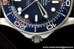 Omega - Seamaster Diver 300M 42mm James Bond 60th Anniv. SS/SS Blue VSF V4 A8806
