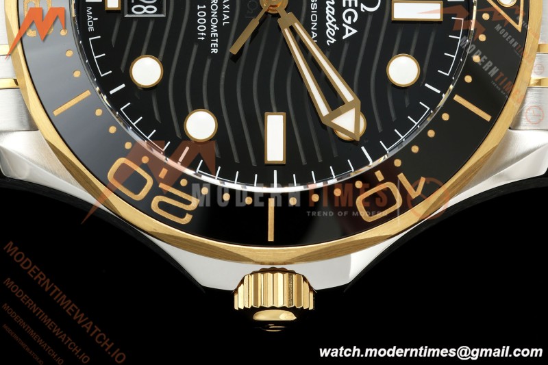 Omega - Seamaster Diver 300m 42mm SS/YG Black Ceramic Black Dial ORF OR8800