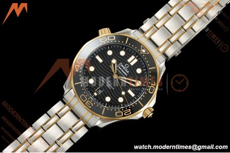 Omega - Seamaster Diver 300m 42mm SS/YG Black Ceramic Black Dial ORF OR8800