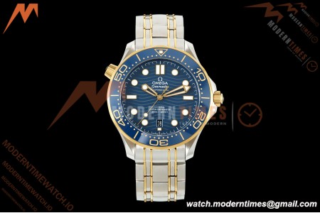 Omega - Seamaster Diver 300m 42mm SS/YG Blue Ceramic Blue Dial ORF OR8800