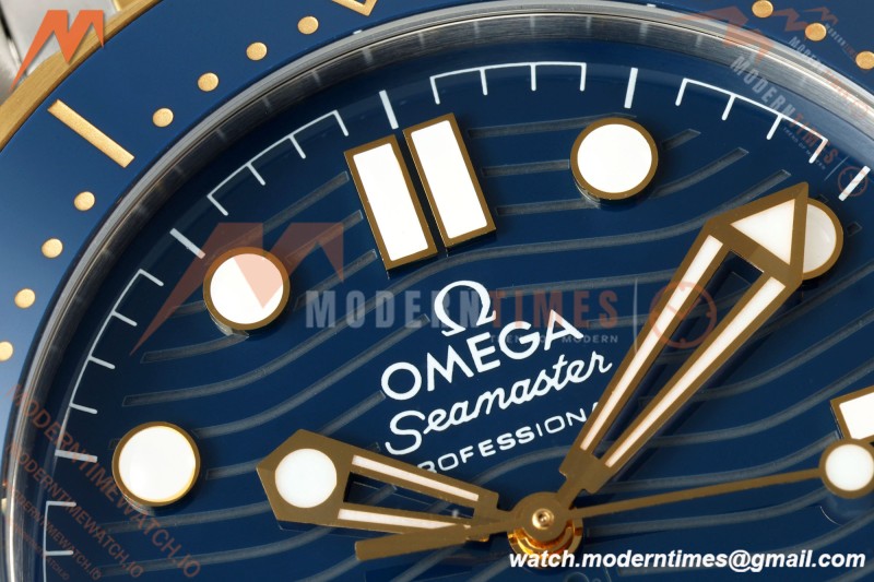 Omega - Seamaster Diver 300m 42mm SS/YG Blue Ceramic Blue Dial ORF OR8800