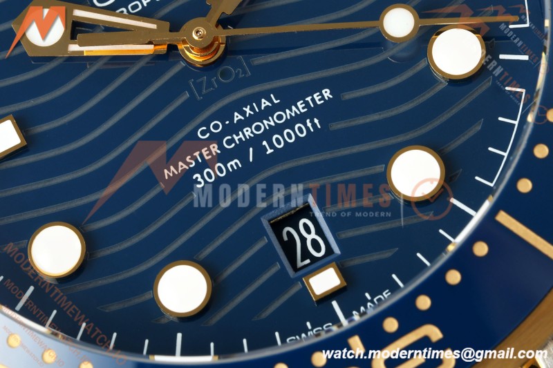 Omega - Seamaster Diver 300m 42mm SS/YG Blue Ceramic Blue Dial ORF OR8800