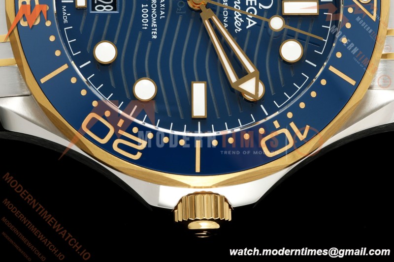 Omega - Seamaster Diver 300m 42mm SS/YG Blue Ceramic Blue Dial ORF OR8800