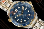 Omega - Seamaster Diver 300m 42mm SS/YG Blue Ceramic Blue Dial ORF OR8800