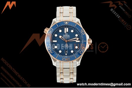 Omega - Seamaster Diver 300m 42mm SS/RG Blue Ceramic Blue Dial ORF OR8800