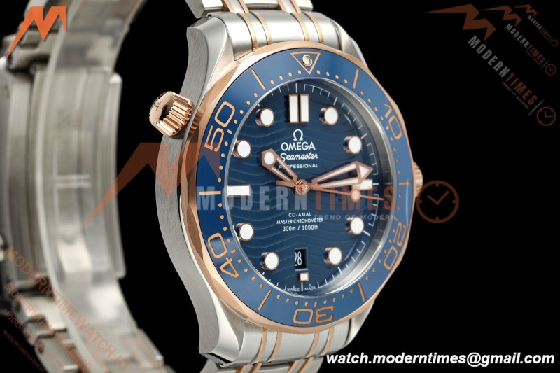 Omega - Seamaster Diver 300m 42mm SS/RG Blue Ceramic Blue Dial ORF OR8800