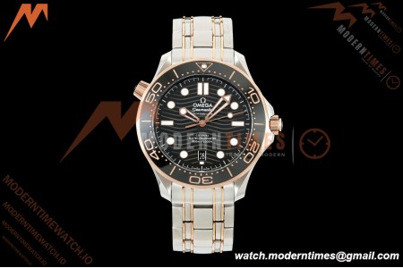 Omega - Seamaster Diver 300m 42mm SS/RG Black Ceramic Black Dial ORF OR8800