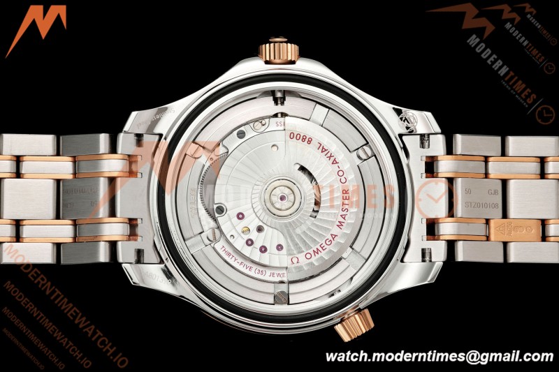 Omega - Seamaster Diver 300m 42mm SS/RG Black Ceramic Black Dial ORF OR8800