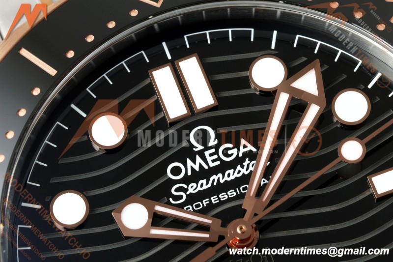 Omega - Seamaster Diver 300m 42mm SS/RG Black Ceramic Black Dial ORF OR8800