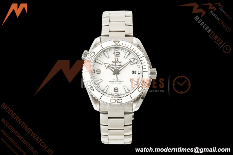 Omega - Seamaster Planet Ocean 600m 39.5mm SS/SS White Ceramic White Dial VSF V4 VS8800
