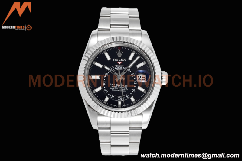 Rolex - Skydweller 42mm 326934 Oyster SS/SS Black ZF A2824