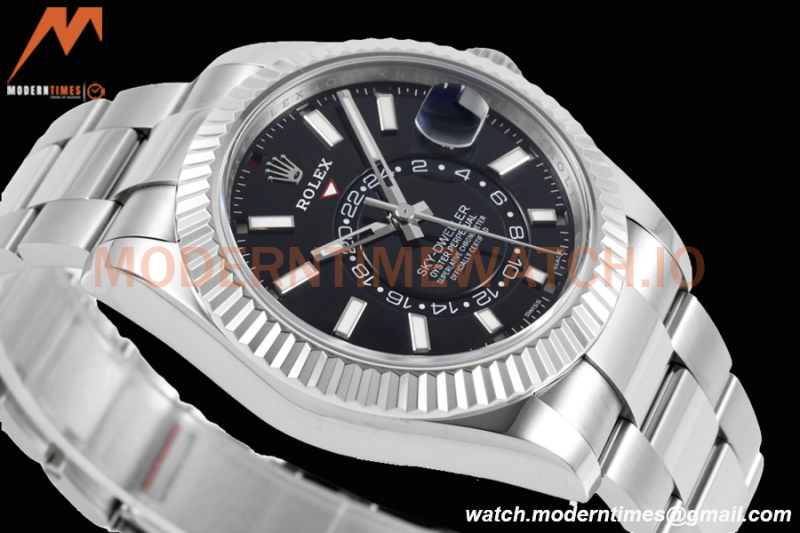 Rolex - Skydweller 42mm 326934 Oyster SS/SS Black ZF A2824