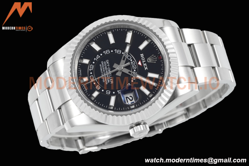 Rolex - Skydweller 42mm 326934 Oyster SS/SS Black ZF A2824