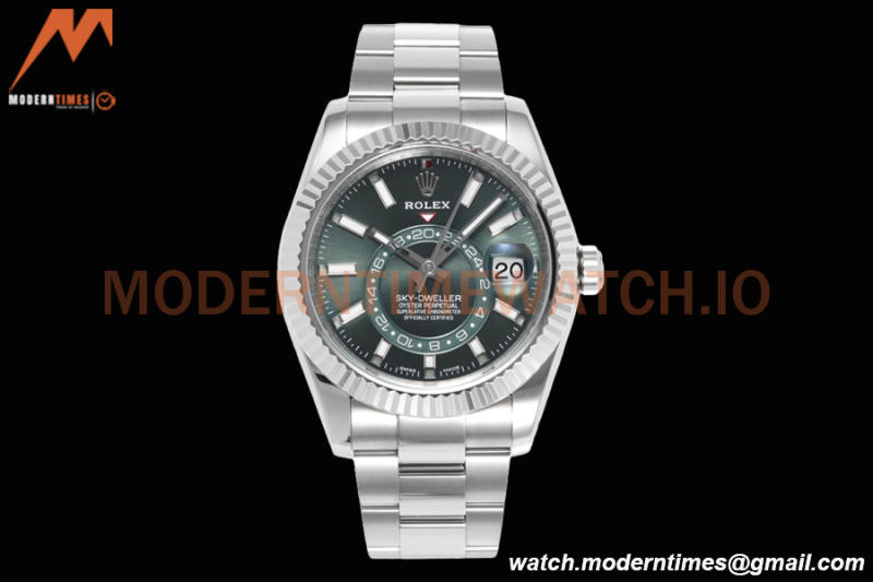 Rolex - Skydweller 42mm 336934 Oyster SS/SS Green ZF A2824