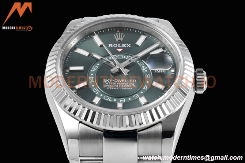 Rolex - Skydweller 42mm 336934 Oyster SS/SS Green ZF A2824
