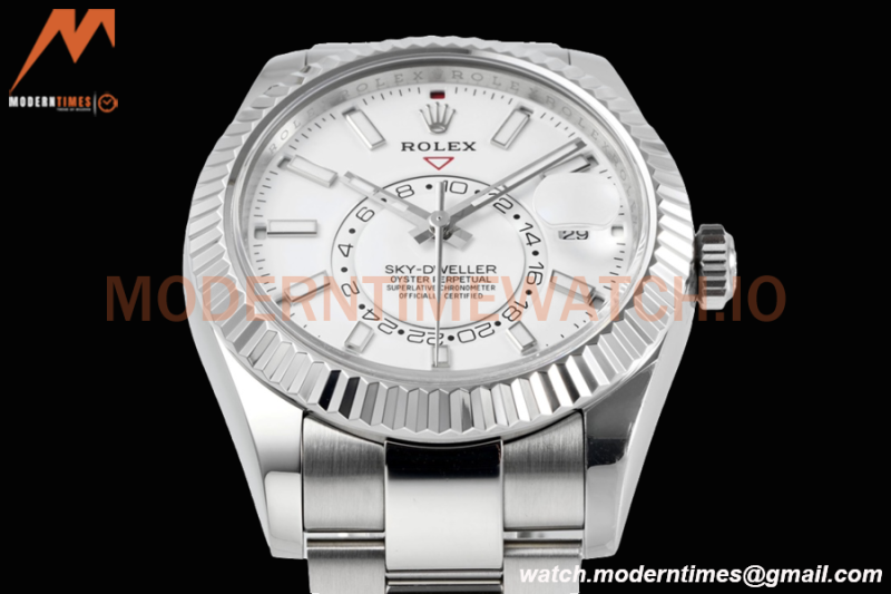 Rolex - Skydweller 42mm 326934 Oyster SS/SS White ZF A2824
