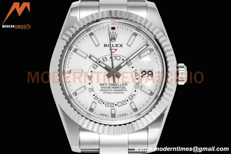 Rolex - Skydweller 42mm 326934 Oyster SS/SS White ZF A2824