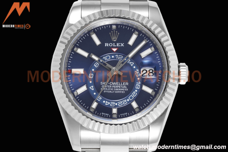 Rolex - Skydweller 42mm 326934 Oyster SS/SS Blue ZF A2824