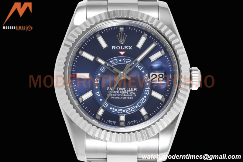 Rolex - Skydweller 42mm 326934 Oyster SS/SS Blue ZF A2824