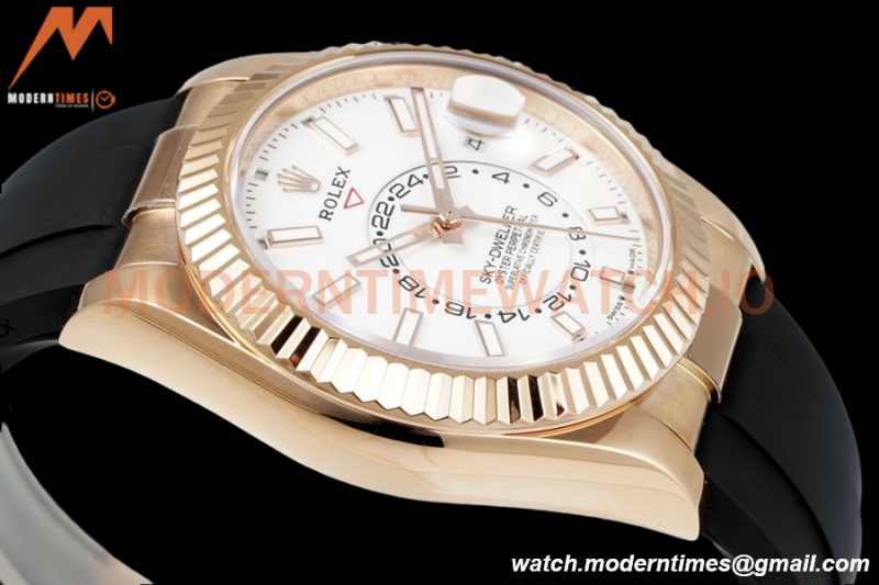 Rolex - Skydweller 42mm 336235 Gain Weight RG/RU White ZF V2 A2824