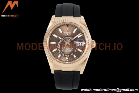 Rolex - Skydweller 42mm 336235 Gain Weight RG/RU Brown ZF V2 A2824