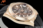 Rolex - Skydweller 42mm 336235 Gain Weight RG/RU Brown ZF V2 A2824