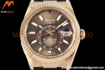 Rolex - Skydweller 42mm 336235 Gain Weight RG/RU Brown ZF V2 A2824