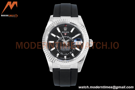 Rolex - Skydweller 42mm 336239 Gain Weight SS/RU Black ZF V2 A2824