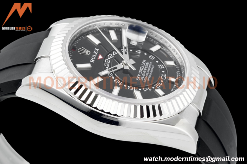 Rolex - Skydweller 42mm 336239 Gain Weight SS/RU Black ZF V2 A2824