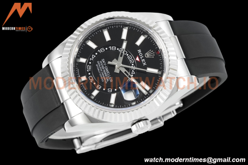 Rolex - Skydweller 42mm 336239 Gain Weight SS/RU Black ZF V2 A2824