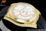 Rolex - Skydweller 42mm 336238 Gain Weight YG/RU White ZF V2 A2824