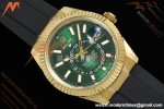 Rolex - 2025 Skydweller 336238 YG/RU Green Noob V2 A9002