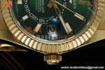 Rolex - 2025 Skydweller 336238 YG/RU Green Noob V2 A9002