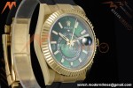 Rolex - 2025 Skydweller 336238 YG/RU Green Noob V2 A9002