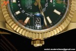Rolex - 2025 Skydweller 336938 Oyster YG/YG Green Noob V2 A9002