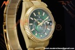 Rolex - 2025 Skydweller 336938 Oyster YG/YG Green Noob V2 A9002