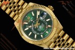 Rolex - 2025 Skydweller 336938 Jubilee YG/YG Green Noob V2 A9002