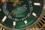 Rolex - 2025 Skydweller 336938 Jubilee YG/YG Green Noob V2 A9002