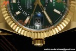 Rolex - 2025 Skydweller 336938 Jubilee YG/YG Green Noob V2 A9002