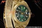 Rolex - 2025 Skydweller 336938 Jubilee YG/YG Green Noob V2 A9002