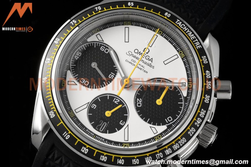 Omega - Speedmaster Racing Co-Axial Chrono 40mm SS/RU Wht/Blk HRF Cal.3330
