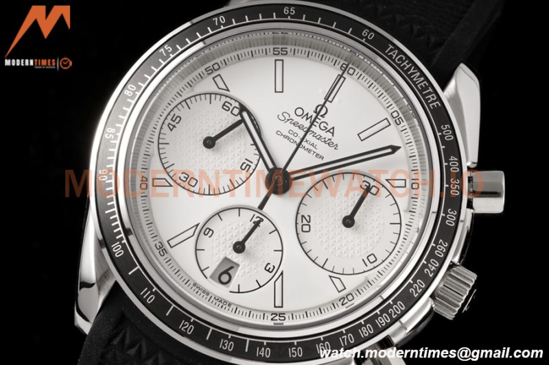 Omega - Speedmaster Racing Co-Axial Chrono 40mm SS/RU White HRF Cal.3330