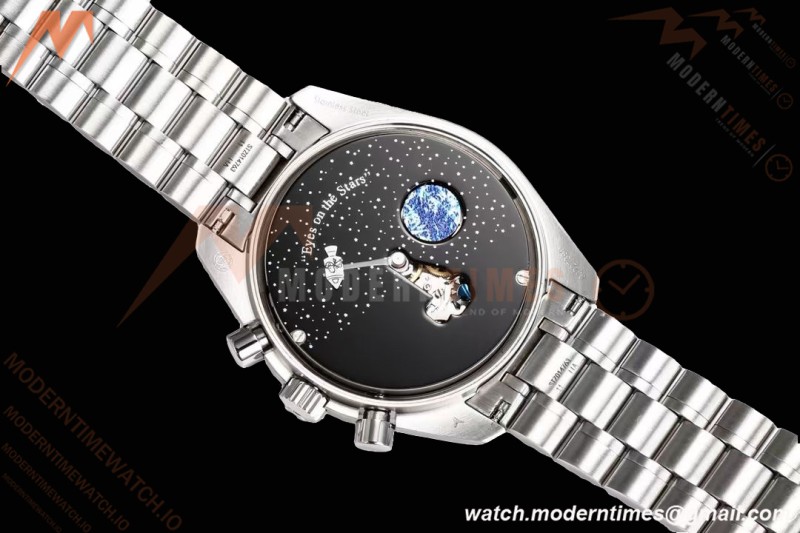 Omega - Speedmaster “Silver Snoopy Award” 50th Anniversary 42mm SS/NY Wht/Blue OSF V2 Cal.3861