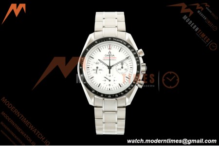 Omega - Speedmaster Moonwatch 42mm SS/SS White Dial OMF Cal. 3861 Mod