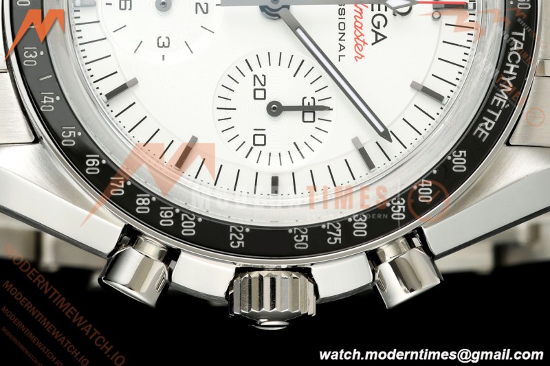Omega - Speedmaster Moonwatch 42mm SS/SS White Dial OMF Cal. 3861 Mod