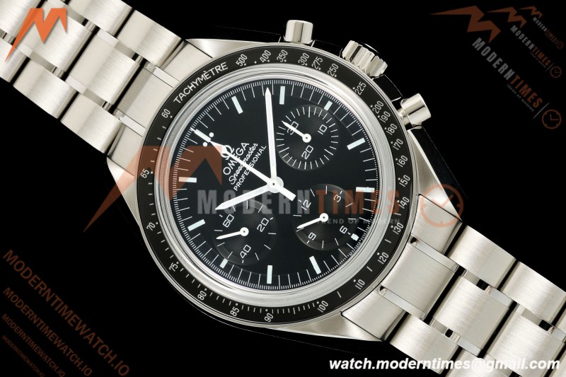 Omega - Speedmaster Moonwatch 42mm SS/SS Black Dial OMF Cal. 3861 Mod