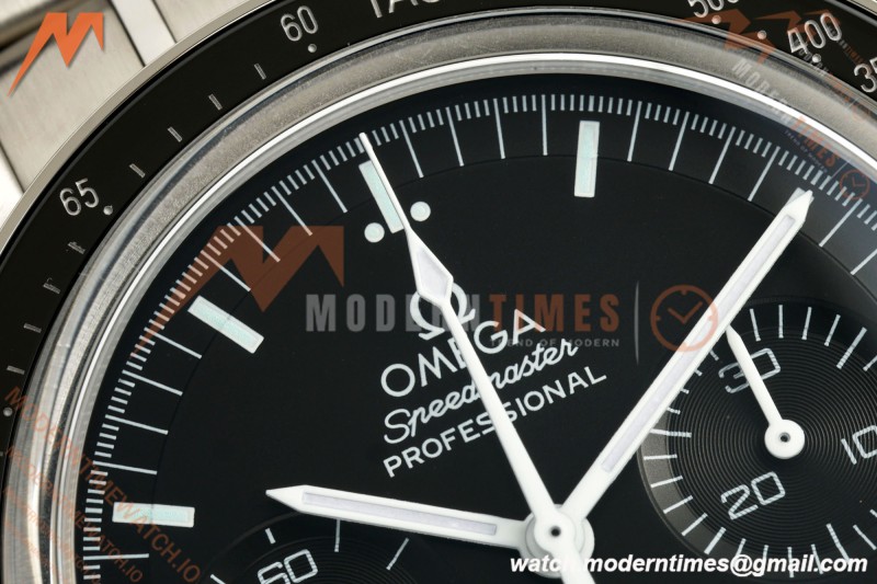 Omega - Speedmaster Moonwatch 42mm SS/SS Black Dial OMF Cal. 3861 Mod